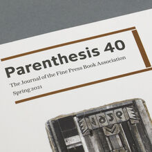 <cite>Parenthesis</cite>, issue 40