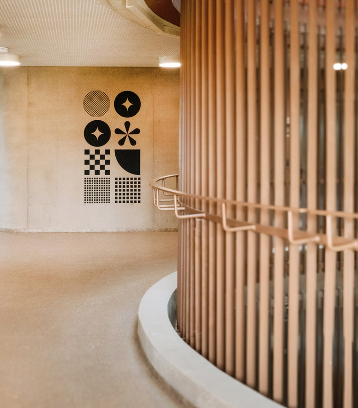 Student hall wayfinding, Warsaw University Campus 5