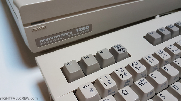 The Commodore 128D came with a redesigned chassis resembling the Amiga 1000.