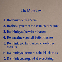 The JAnte Law