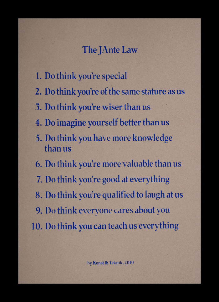 The JAnte Law