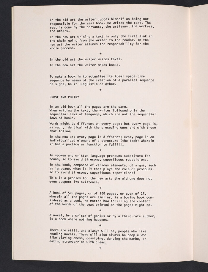 “The New Art of Making Books” by Ulisses Carrión in Kontexts magazine 2