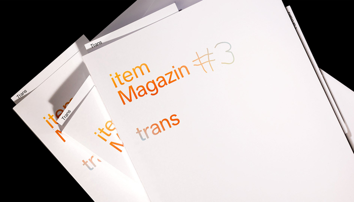 item Magazin #3, “trans” 2