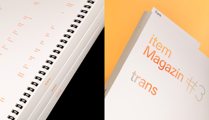 item Magazin #3, “trans” 10