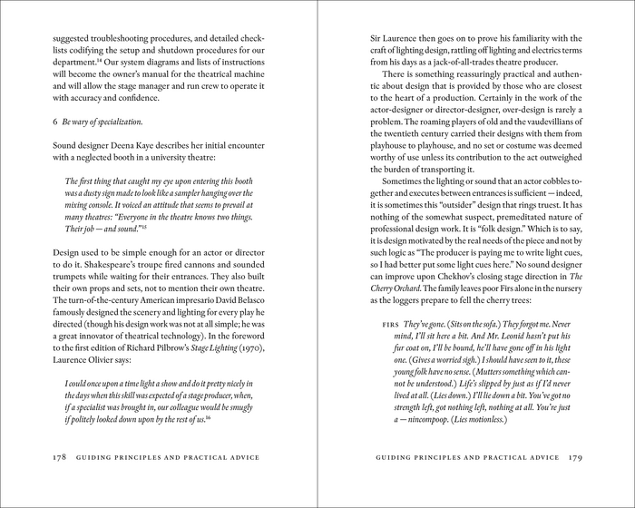 Standby: An Approach to Theatrical Design by Joshua Langman 5