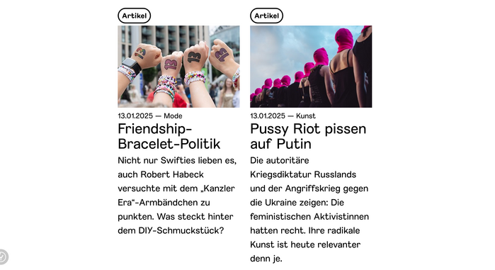 Missy Magazine website 4