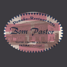 Bom Pastor luggage label