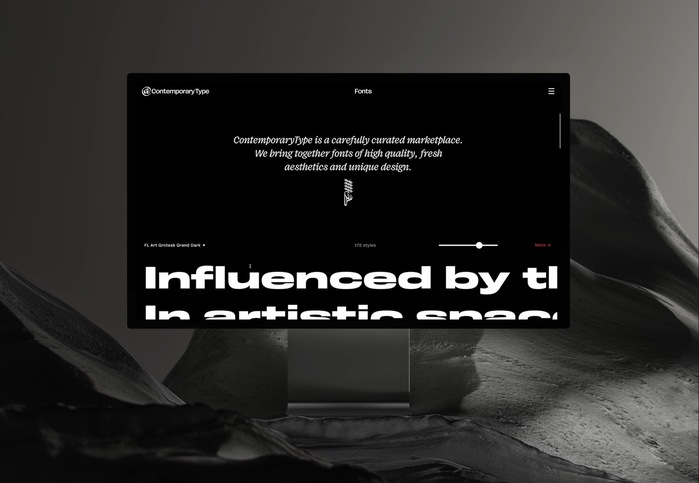 Contemporary Type website 4