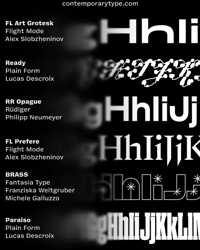 Contemporary Type website 8