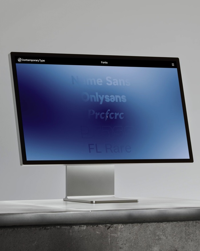 Contemporary Type website 7