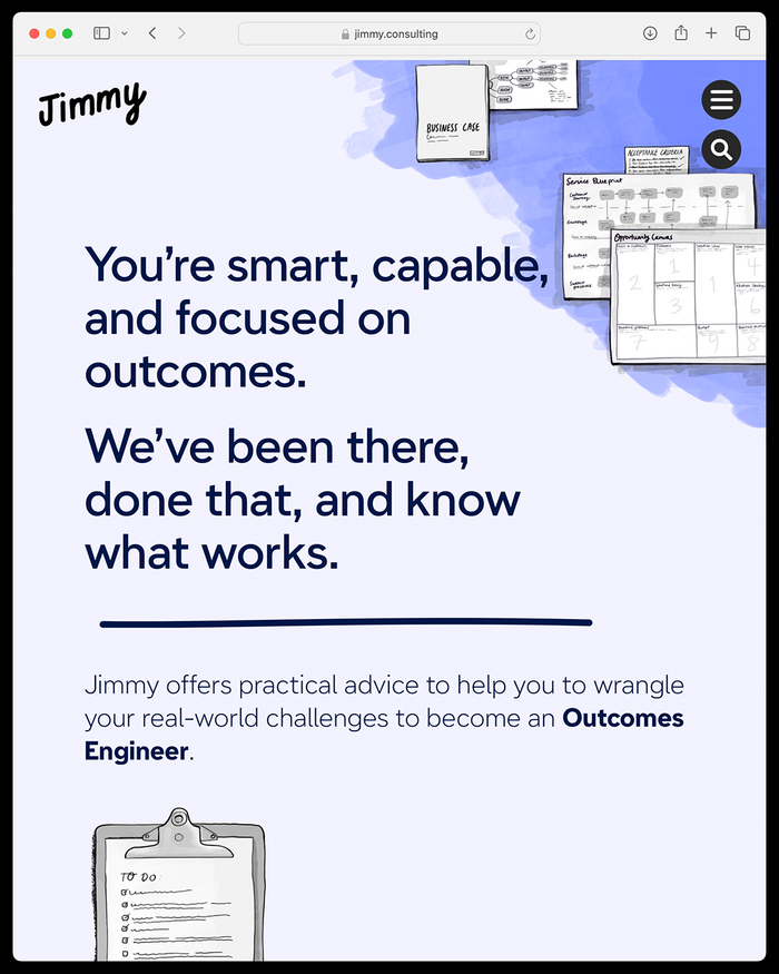 Jimmy Consultin website 1