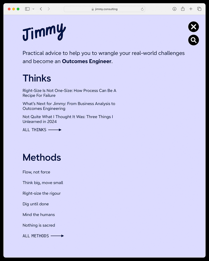 Jimmy Consultin website 4