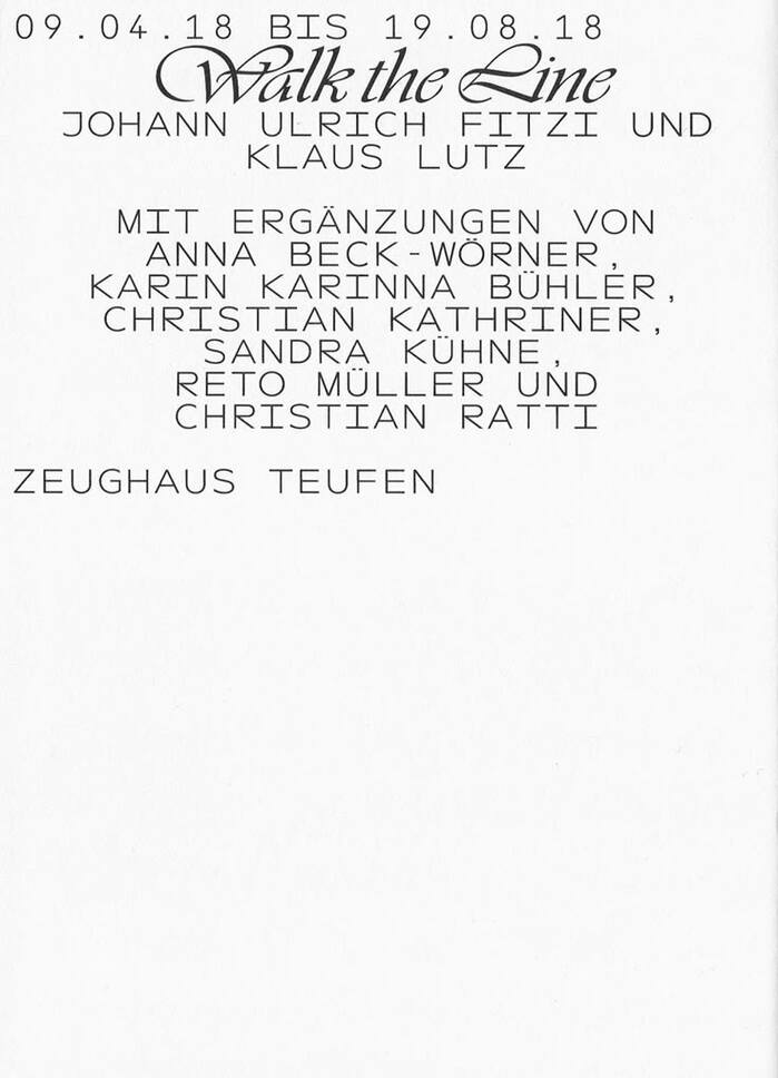 Walk the Line at Zeughaus Teufen 4