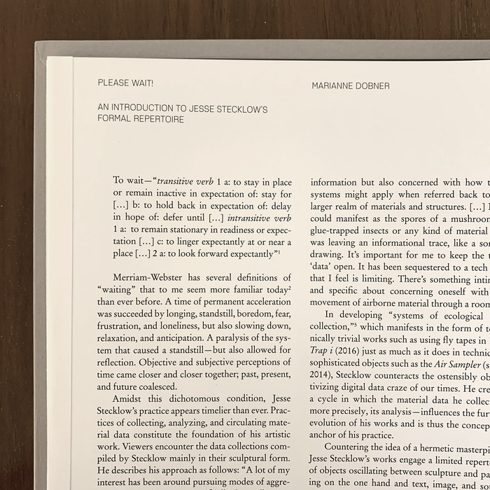 Jesse Stecklow – Terminal exhibition catalog 5