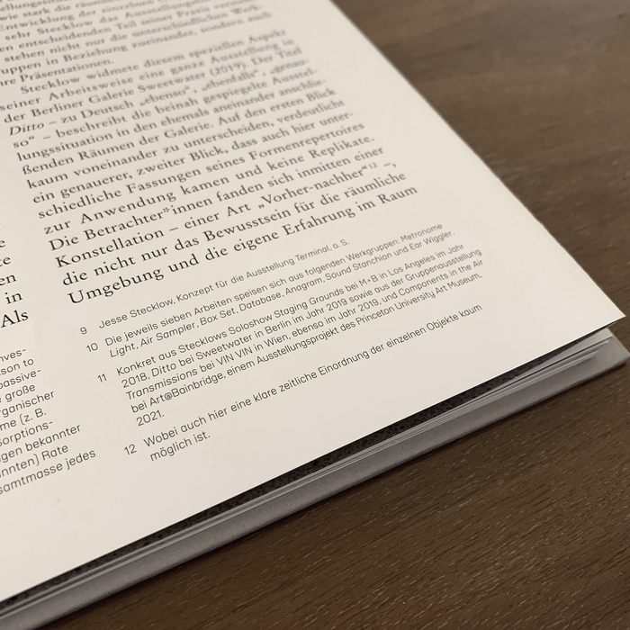 Jesse Stecklow – Terminal exhibition catalog 6