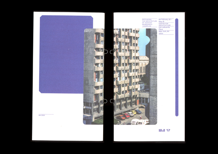 Patchwork. The architecture of Jadwiga Grabowska-Hawrylak exhibition booklet 1