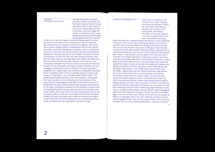 Patchwork. The architecture of Jadwiga Grabowska-Hawrylak exhibition booklet 3