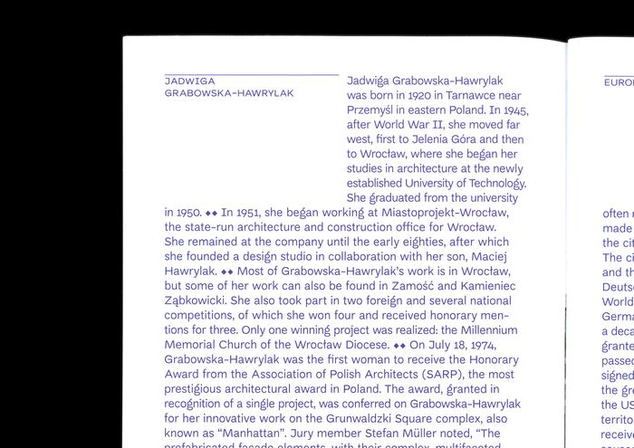 Patchwork. The architecture of Jadwiga Grabowska-Hawrylak exhibition booklet 4