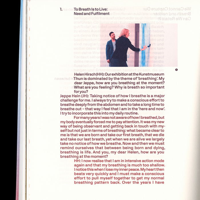 Jeppe Hein – Inhale, Hold, Exhale exhibition catalog 4