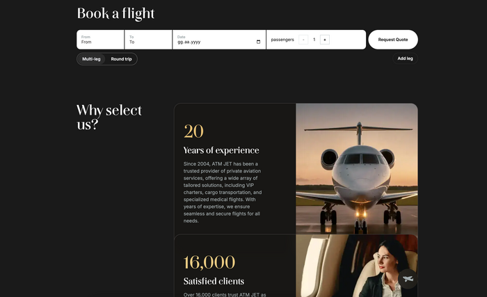 ATM JET website 3
