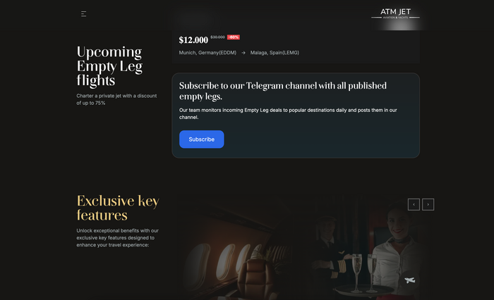 ATM JET website 4