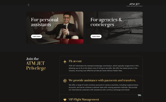 ATM JET website 5