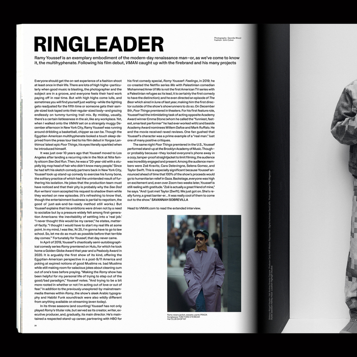 VMAN magazine, issue 52, “Boys to Men” 2