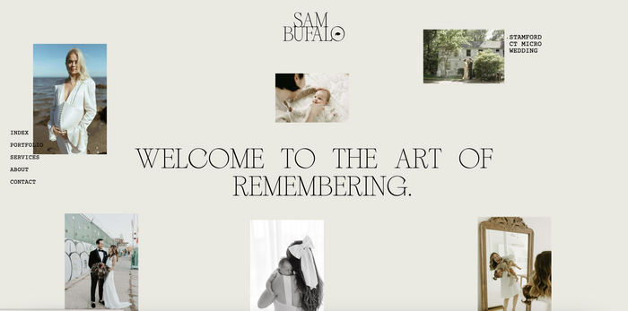 Sam Bufalo identity and website 5