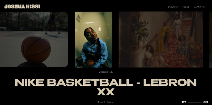 Joshua Kissi identity and website 7
