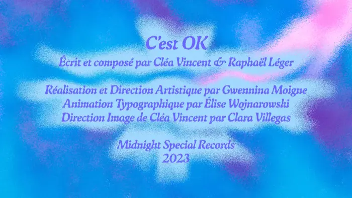 Cléa Vincent – “C’est OK” lyrics video 9