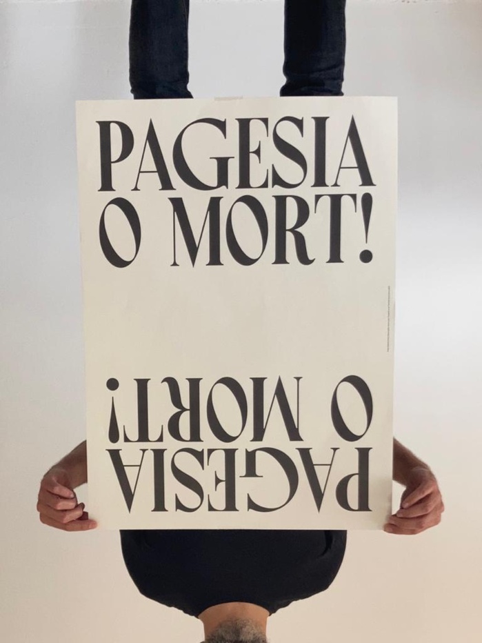 “Pagesia o Mort!” protest poster 1