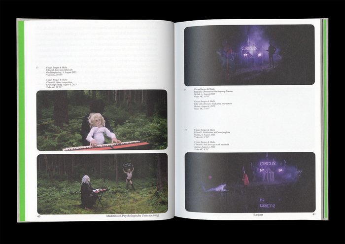 Felix Burger – Medizinisch Psychologische Untersuchung exhibition catalog 1