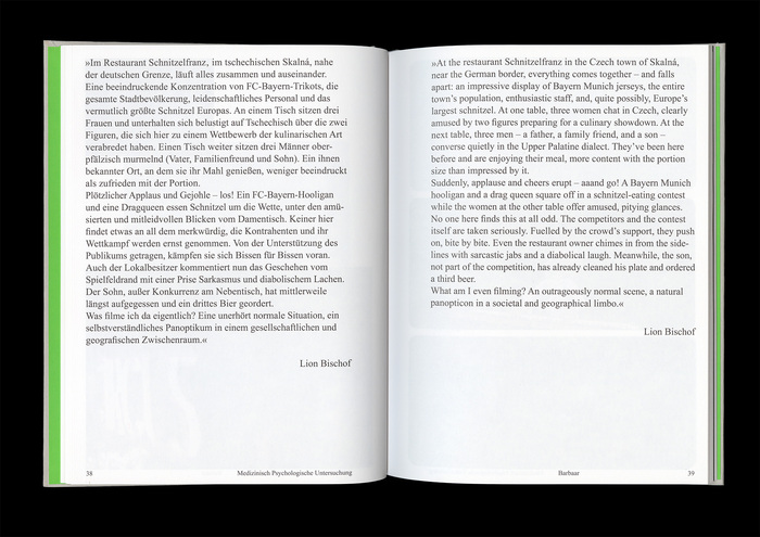 Felix Burger – Medizinisch Psychologische Untersuchung exhibition catalog 5