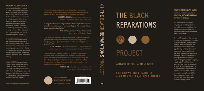 Jacket mechanical for The Black Reparations Project