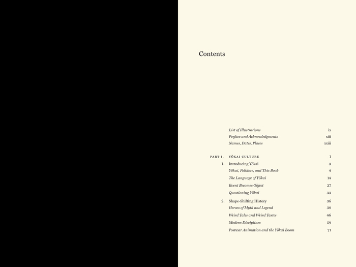 Table of contents