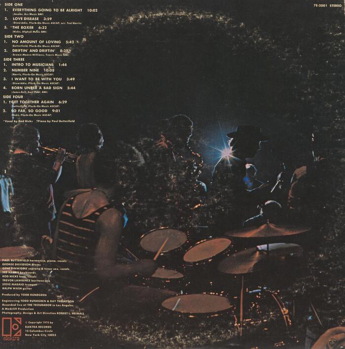 The Butterfield Blues Band – Live album art 2