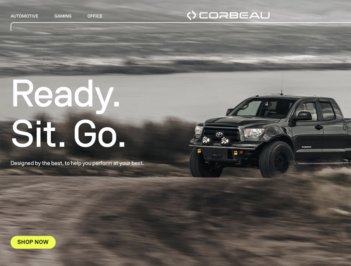 Corbeau USA website 3
