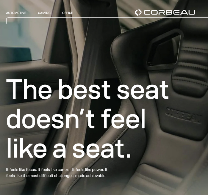 Corbeau USA website 6