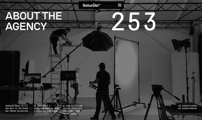 Saturate logo and website 5