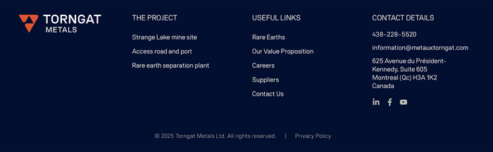 Torngat Metals website 10