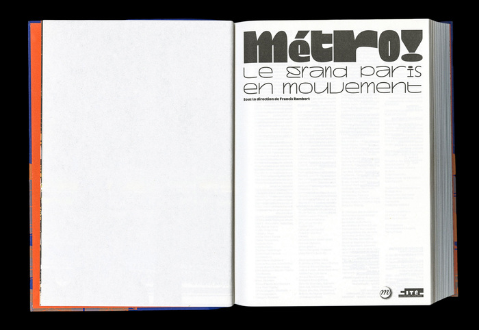 Métro! Le grand Paris en mouvement exhibition catalog 3