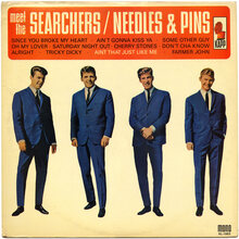 The Searchers – <cite>Meet the Searchers / Needles &amp; Pins</cite> album art