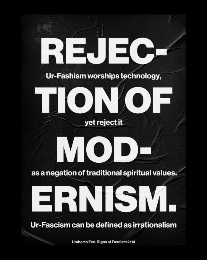 2/14 – Rejection of modernism