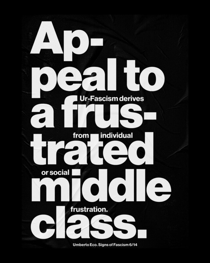 6/14 – Appeal to the frustrated middle class