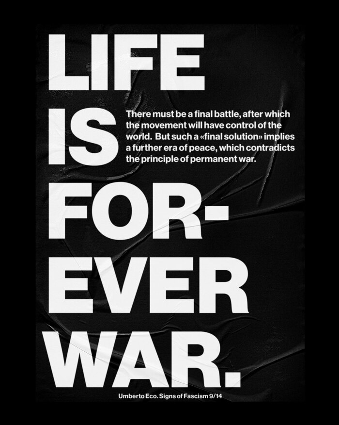 9/14 – Life is forever war