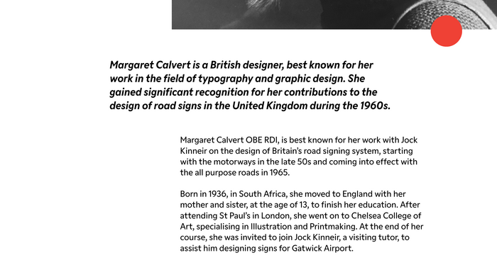 Detail from the page about TDC medalist , in bold italic and upright styles