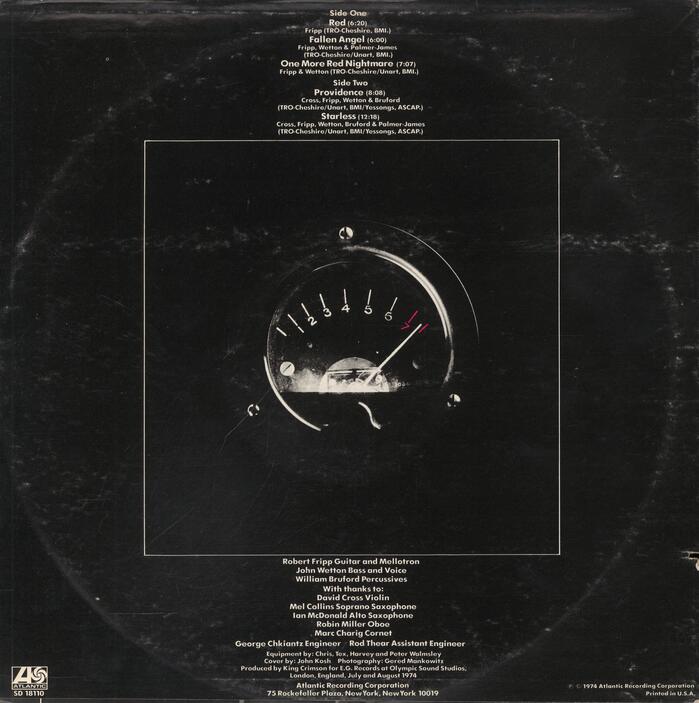 Text on the back cover appears to be set in some wonky phototype version of  Bold. The album was released on  in the UK. The images show the US release on .