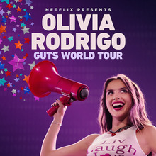 <cite>Olivia Rodrigo: GUTS World Tour</cite> movie poster