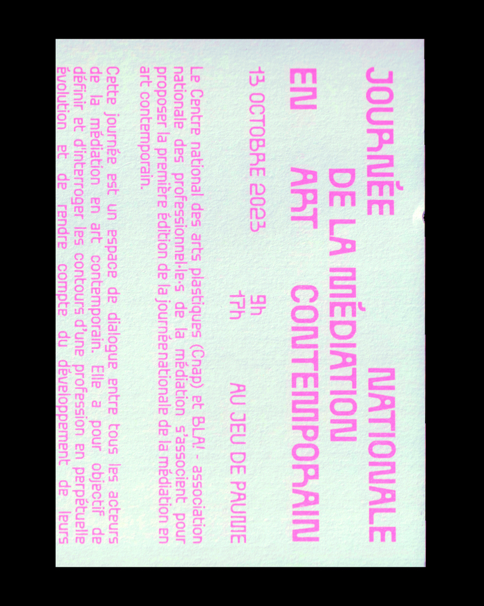 Journée Nationale de la Médiation en Art Contemporain 2023 5