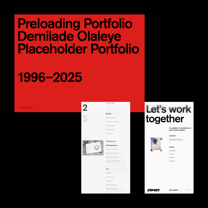 DHQ® Placeholder Portfolio website 3